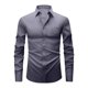 thumbnail image 2 of pstuiky camisetas de manga larga para hombre, Camisa informal de color liso con botones, manga larga, cuello vuelto, transpirable y elástica para hombre camisetas de hombre s, 2 of 5