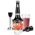 thumbnail image 1 of Hauz - 3 in 1 Immersion Blender with Chopper and Whisk, 2 Speeds, 150 Watts, Black, 1 of 3