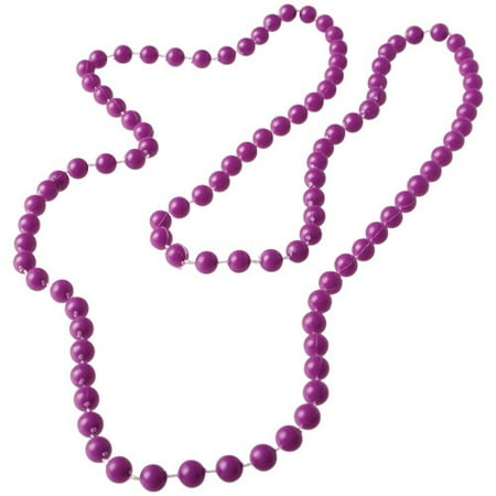 PURPLE 6MM BEAD NECKLACES, SOLD BY 28 DOZENS