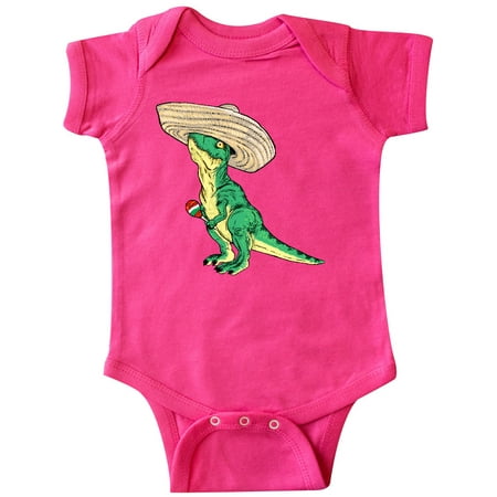 

Inktastic Cinqo De Mayo Baby Rex in Sombero Gift Baby Boy or Baby Girl Bodysuit