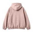 thumbnail image 5 of QUNYINEY Zip Up Women Hoodies Fall Casual Sweatshirt Loose Fit Hooded Long Sleeve with Pocket Solid Womens Sweatshirt S-2XL, 5 of 6