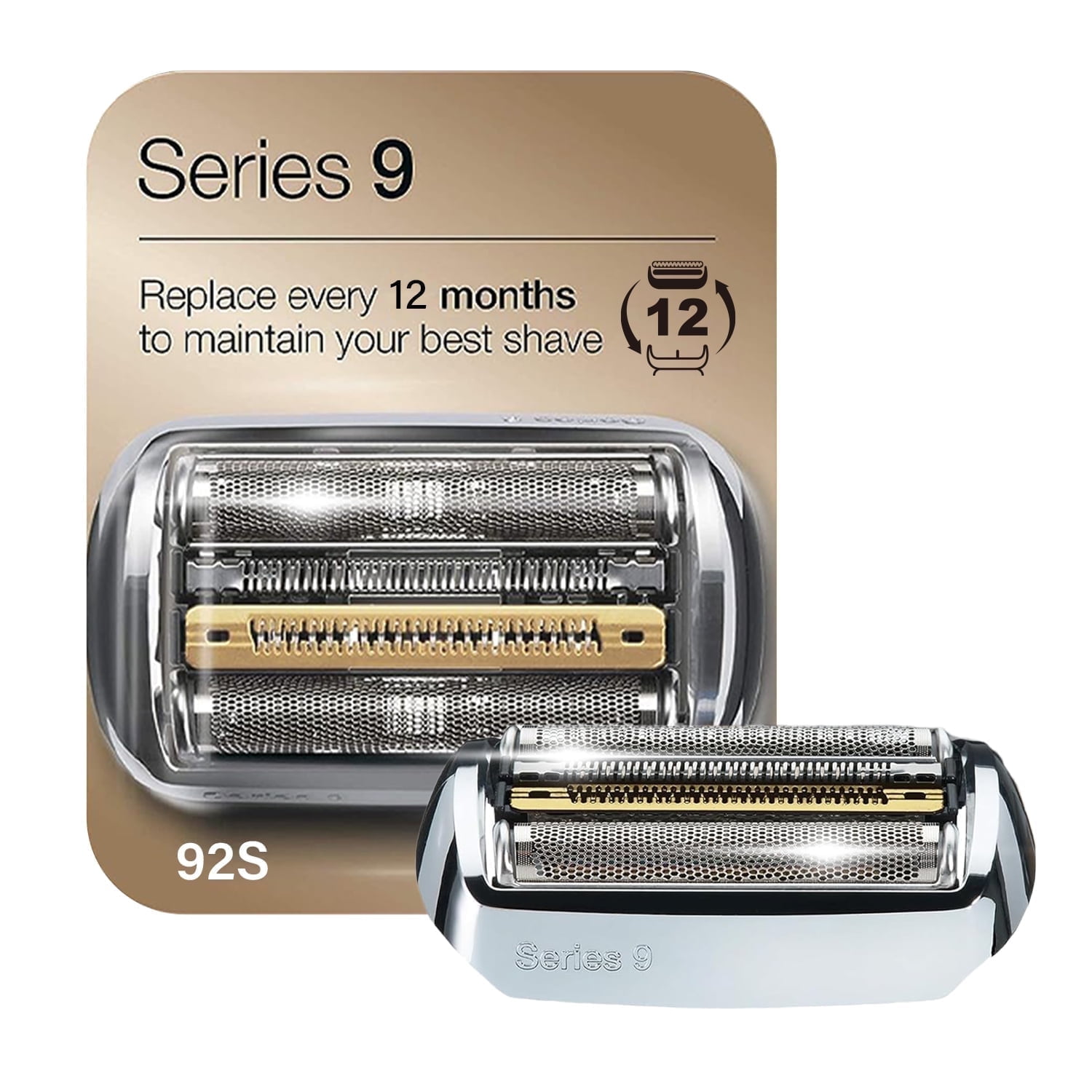 BRAUN Series 9 9295cc Wet & Dry Men's Electric Shaver, 2x Opti