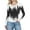 Black, variant on Women's Long Sleeve Tops Casual Round Neck Printed Graphic Tunic Slim Fit Striped Knitted Shirt Tops (XL, Black)