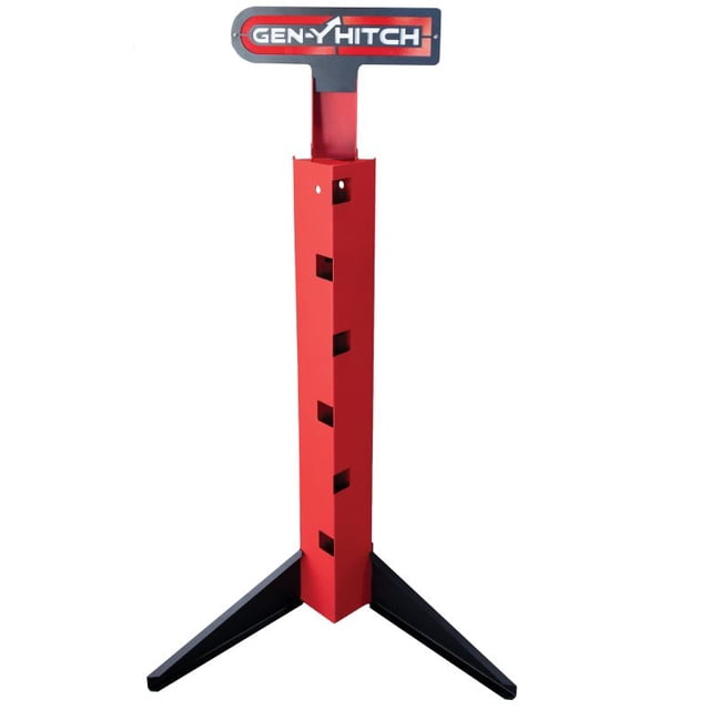 Gen-Y Hitch Point Of Purchase Display GH-5008 Trailer Hitch Ball Mount; Verticle Stand; Without Ball Mounts; With 2 Inch Slots