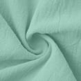 thumbnail image 5 of CLOISE Womens Blouses 3/4 Sleeve Plus Size Embroidery T Shirts Loose Floral V Neck Pullover Cotton Linen Casual Fall Tops Mint Green 3XL, 5 of 6