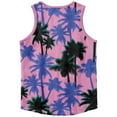 thumbnail image 3 of Vedolay Men's Sleeveless Workout Muscle Shirts Running Gym Fitness Beach Tank Top(Pink,XX-L), 3 of 5