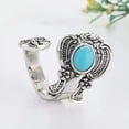 thumbnail image 2 of K-KED Vintage 925 Silver Rings Women Handmade Ring Wedding Party Delicate Jewelry Size 6-10-8-Silver, 2 of 6