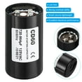 thumbnail image 4 of Uxcell Motor Start Capacitor 720-864uF/Mfd 125V 50/60Hz CD60 Run Capacitor 2 Pack, 4 of 5