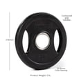 thumbnail image 6 of Titan Fitness 5 LB Pair Black Grip Plates, Cast Iron and Rubber Coating, Sold as a Pair, 6 of 6