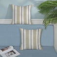 thumbnail image 4 of Blue Sage Green Pillow Covers 18x18 Inch Set of 2 Boho Striped Polka Dot Decorative Throw Pillow Covers Modern Abstract Geometry Outdoor Pillow Cases Linen Cushion Cases Decor for Sofa Couch, 4 of 8
