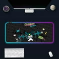 thumbnail image 1 of Hello Kitty kuromi my melody RGB Pc Gamer Keyboard Mouse Pad Mousepad LED Glowing Mouse Mats Rubber Gaming Computer Mausepad Jiayi, 1 of 7