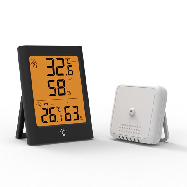 Thermomètre Numérique Électronique Intérieur et Extérieur Température et Humidité