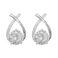 thumbnail image 2 of Fiudx Pendientes de Sirena con Diseño de Tachuelas Colgantes de Circonita, Material Apto para Oídos Sensibles, Estilo Único y Brillante, Regalo Perfecto para Tus Seres Queridos, Accesorio de Moda par, 2 of 4