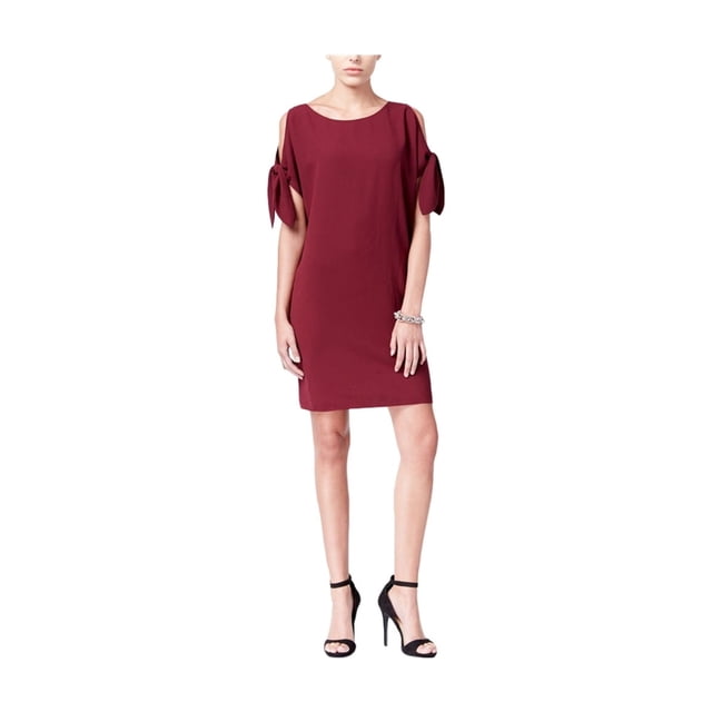 Vestido recto bar III para mujer rojo extragrande estilo Cambio