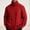 #Red, variant on Fanshiluo Men's Turtleneck Cable Knit Sweater, Long Sleeve Pullover Knit Top,Size L,Big and Tall Men