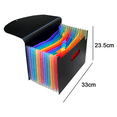 thumbnail image 2 of Desk Stand Receipt Folder - 13 Pockets Expanding Accordion Large Capacity Document Folder, 2 of 5