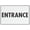 Warning Sign 2, variant on Vintage Metal Tin Sign Entry Black And White (Left Arrow) 8"x12" Retro Metal Tin, Shop Yard Man Cave Garage Outdoor Funny Wall Decor, Entry Left Marker