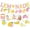 Lemonade Stand 02, variant on Lemonade Stand Party Decorations, 4 count  and Yellow  Burlap Banner with Letter Pennant Triangle Flag and Tassel Garland,  Theme Birthday Party Decor for  Lemonade Stand Summer