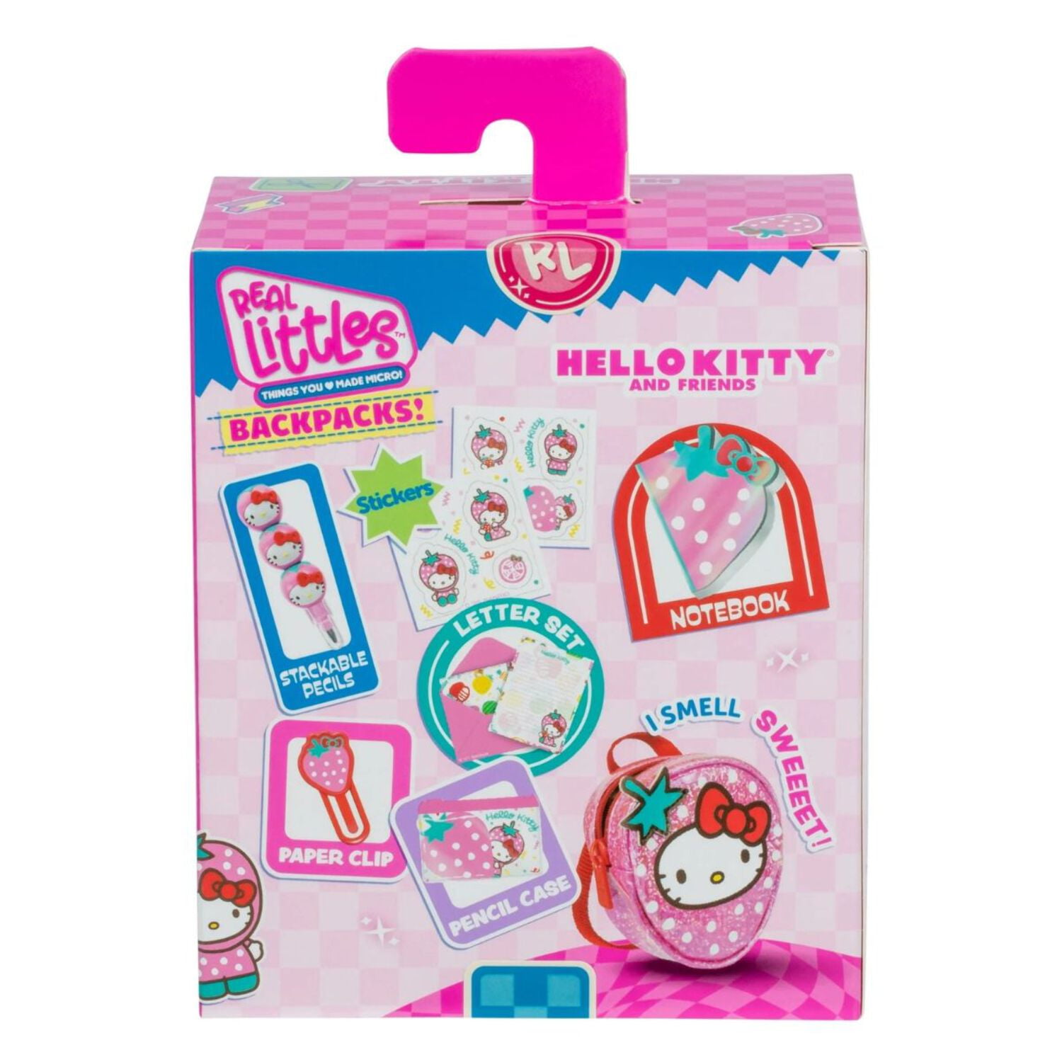 Real Littles Hello Kitty® and Friends Scented Backpacks, 6 Mini Stationery, Ages 6+ - Hello Kitty