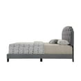thumbnail image 3 of ACME Tradilla Upholstered Nail Head Queen Panel Bed, Gray Fabric, 3 of 5