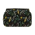 thumbnail image 2 of Kdxio Wasp and Florals for Double Compartment Pen Case Oxford Organizer with Zipper Pockets for Students Artists, 2 of 7