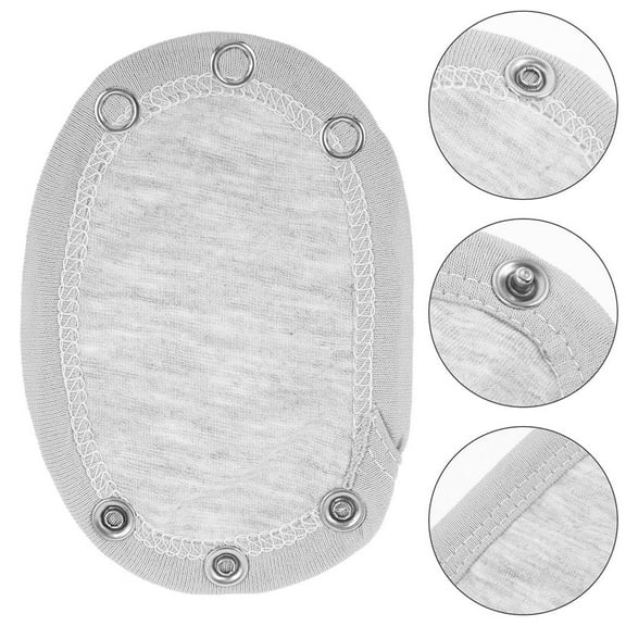 Topbathy 2Pcs Bodysuit Extender Cotton Baby Diaper Change Convenience Length Adjustment 12.0x8.5x0.3In