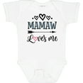 thumbnail image 3 of Inktastic Mamaw Loves Me Grandchild Girls Baby Bodysuit, 3 of 5