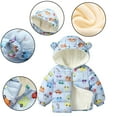 thumbnail image 6 of Esaierr Toddler Down Jacket,Baby Down Coats,Boys Girls Winter Coats,With Ears Printing Winter Jacket,Long Sleeve Short Winter Jacket Coats for 1Y-7Y, 6 of 6