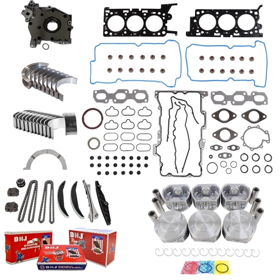 DNJ EK412M Master Engine Rebuild Kit Fits Cars & Trucks 2001-2003 Mazda Tribute 3.0L DOHC V6 24V 181cid