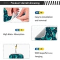 thumbnail image 4 of Coolnut Cute Whales Summer Sink Splash Guard for Faucet 2 Packs Faucet Absorbent Mats, Bright Starfishes Faucet Handle Drip Catcher Quickly Drying Mat for Kitchen Counter Bathroom, 30"x5.5", 4 of 7