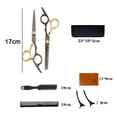 thumbnail image 2 of Tijeras de peluquería profesionales para hombres y mujeres, kit de 10 tijeras para cortar el pelo., 2 of 5