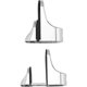 thumbnail image 4 of Soporte de estante de vidrio de 4 piezas, abrazadera de vidrio ajustable de aleación de zinc para estante de madera / vidrio de 3-20 mm de espesor Kuyhfg Bienvenido a Kuyhfg, 4 of 5