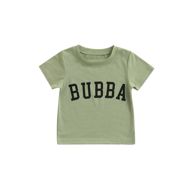 Xingqing T-Shirt à Manches Courtes pour Bébé Filles Garçons, Chandail d'Été Basique Vert 2-3 Ans