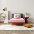 thumbnail image 3 of L'Baiet Cooling Memory Foam Mattress | 6" Twin Size | Pink | Medium Firm | Bed in a Box | Breathable Plush Cool Memory Support | CertiPUR-US Certified | Fiberglass Free | Safe for Kids and Adults, 3 of 8