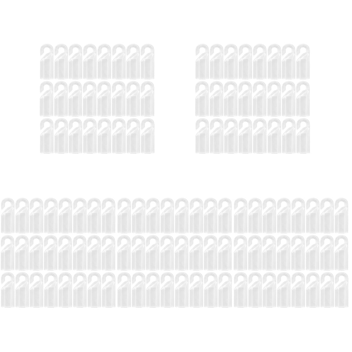 Homemaxs 120 pcs Vertical Blind Wand Rod Tip Hook Wand Tip Hook Sleeve