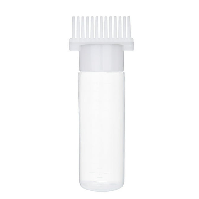 Riforla 2025 New Redesign Root Comb Applicator Bottle 6 Ounce Hair Dye Applicator Brush For Hair Root Comb Color With Graduated Scale Root Comb Applicator Bottle Oil Applicator For Hair