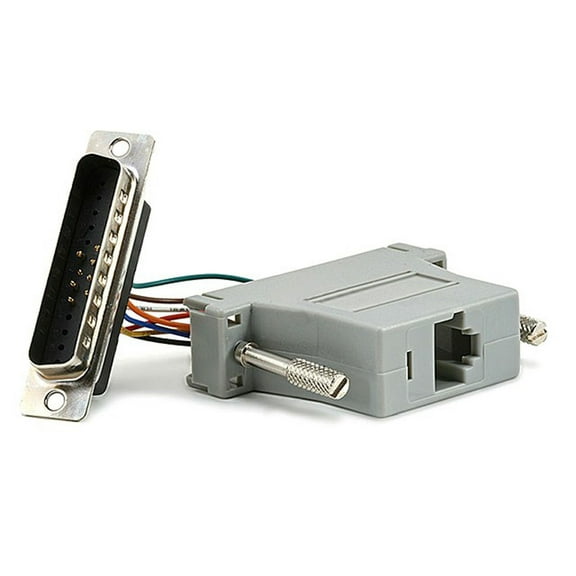 Monoprice DB25 Male to RJ-45 Modular Adaptor - Grey