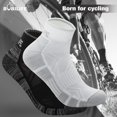thumbnail image 3 of Ergonomic Ankle Cycling Biking Socks - Comfort for Bicycle Bike Riding, 2 Pairs, 3 of 9