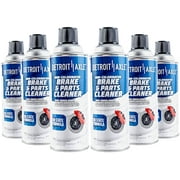 Detroit Axle High Power Non Chlorinated Brake Cleaner 10oz, (6 Pack)