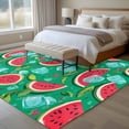 6'x9' Area Rugs, Summer Watermelon Indoor Outdoor Area Rug for Living ...