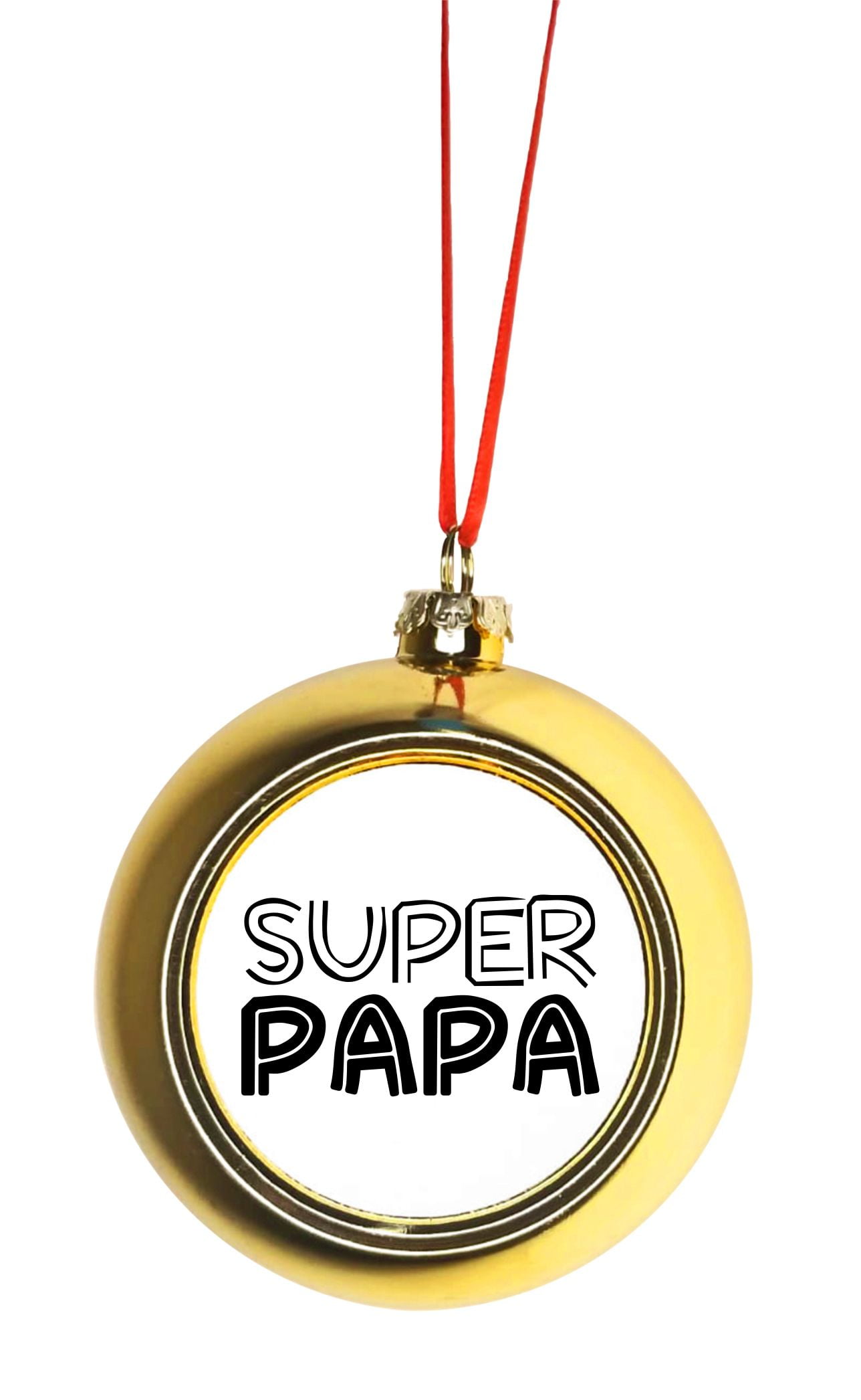 dad christmas bauble