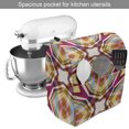 thumbnail image 2 of Abstract Stand Mixer Cover, Retro Modern Ornament with Vibrant Colors Star Stripy Pattern, Kitchen Appliance Organizer Bag Cover with Pockets, 5 Quarts, Multicolor, by Ambesonne, 2 of 4