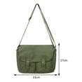thumbnail image 2 of MesaSe Canvas Crossbody Bags Large Capacity Female Hand Bag Casual for Weekend Vacation, 2 of 8
