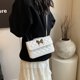 thumbnail image 5 of Bolso de hombro acolchado para mujer bolso cruzado acolchado de Color sólido bolso de viaje para mujer, 5 of 6