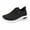 Black, variant on Tennis Shoes for Women 2026 Breathable Flat Air Cushion Orthopedic Lace up Sneakers Lightweight Walking Athletic Running Shoes Black Size 8