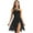 Black, variant on TiaoBug Women's Patchwork Color Cami Sleeveless Lyrical Modern Contemporary Leotard Dress Ballroom Dancing Costume Green M
