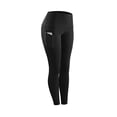thumbnail image 3 of Leggings Pantalones elásticos de yoga de cintura alta Trajes de mujer de deportes de fitness, Negro, XL Scienceny AP002120-08, 3 of 7