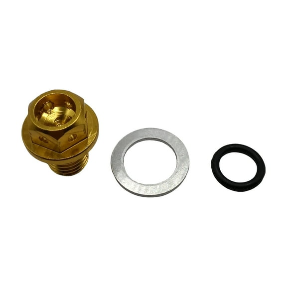 M12 x 1.25 Magnetic Oil Drain Plug with Crush Washer for 50cc-232cc GY6 Engines Jmstar Wolf Fits TaoTao Roketa Sunl Ice Bear Wolf Peace Tank Cougar Gator Scooter ATV Motorcycle Dirt Bike - Blue