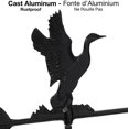 thumbnail image 4 of Klassen Bronze Duck Cast Aluminum Weathervane, Black, 4 of 7