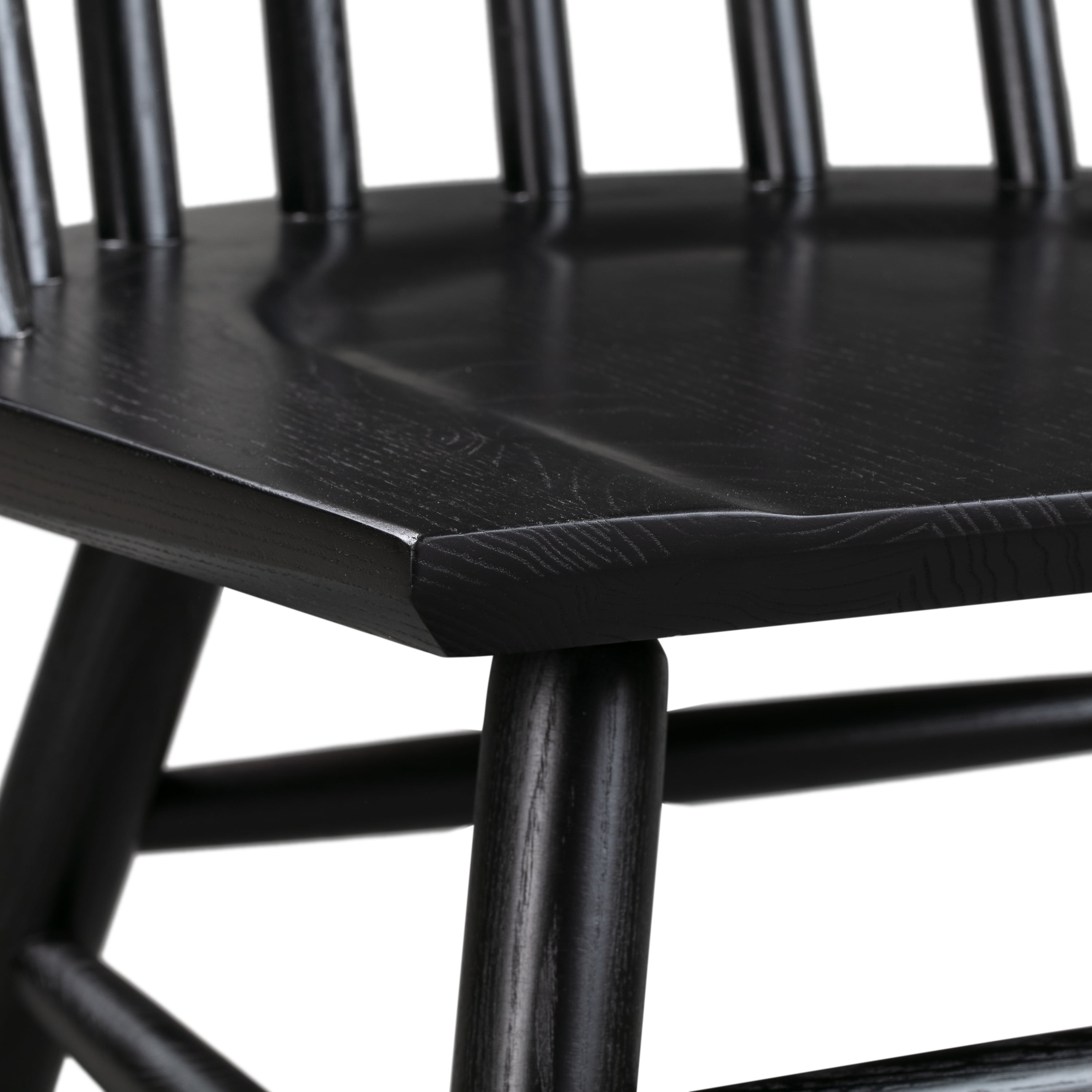 Poly Bark Talia Dining Chair in Black Set of 2 Walmart